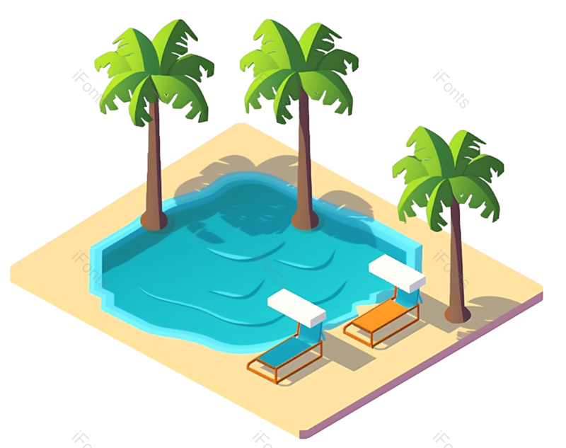 装饰图片,户外元素,夏天PNG,海边免抠素材